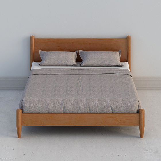 生活範例/櫻桃實木床臥室