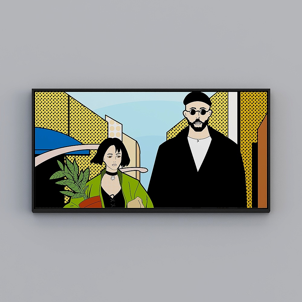 Start BeppePupp Bedroom Cross Black Box 53x103cm Character wlpr-x-13-1 (50x100)