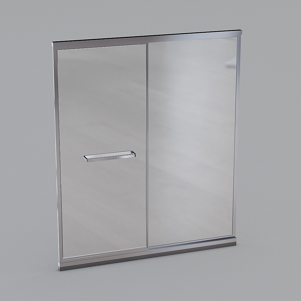 Leyijia Universal Double Folding Aluminum Alloy Shower Partition WLY2001B