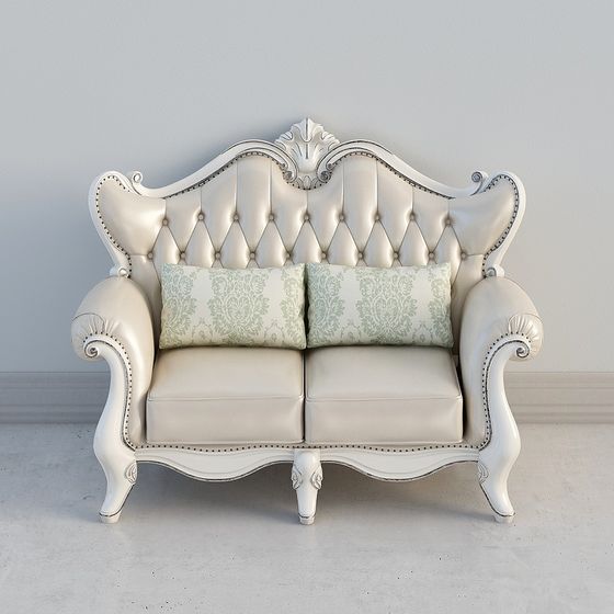 Royal Comfort Sofa 3D model - Luxury Meets Style