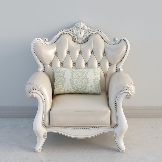 Regal Royal Throne Chair 3D model for Creative Projects