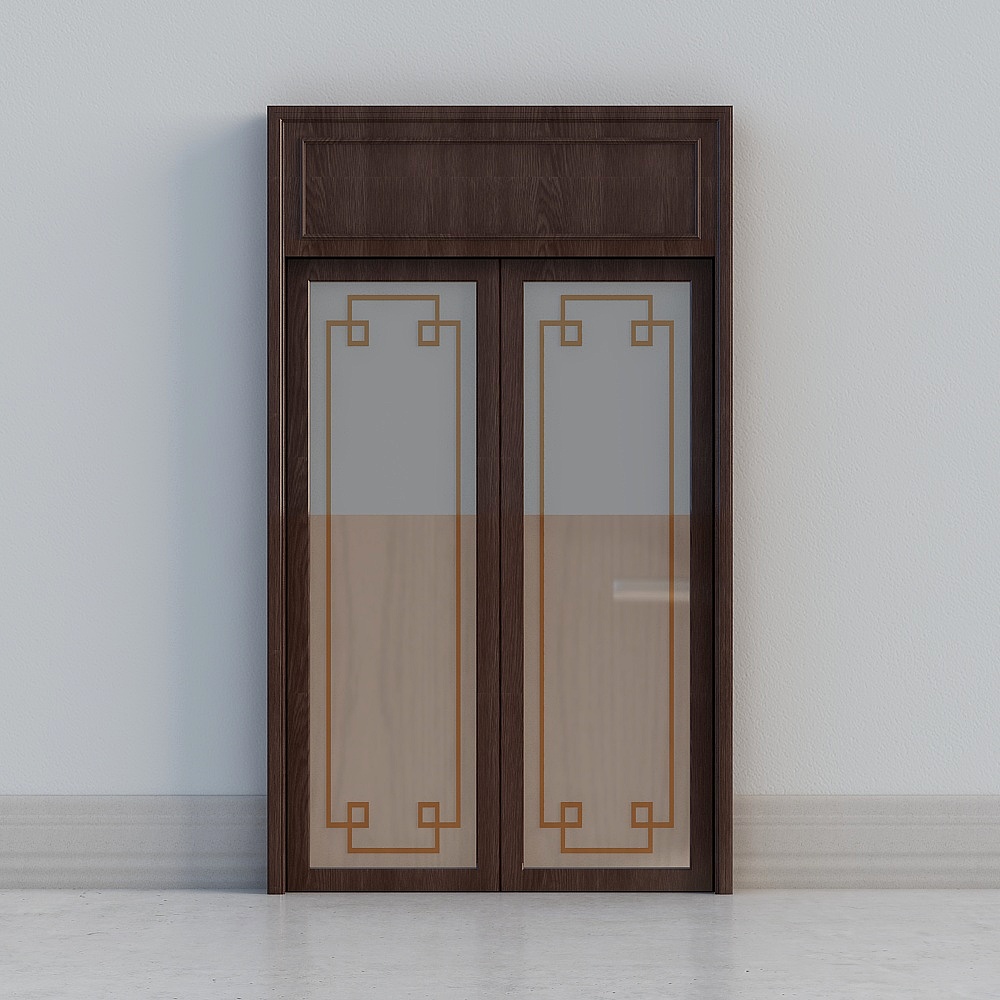 Chinese style sliding door