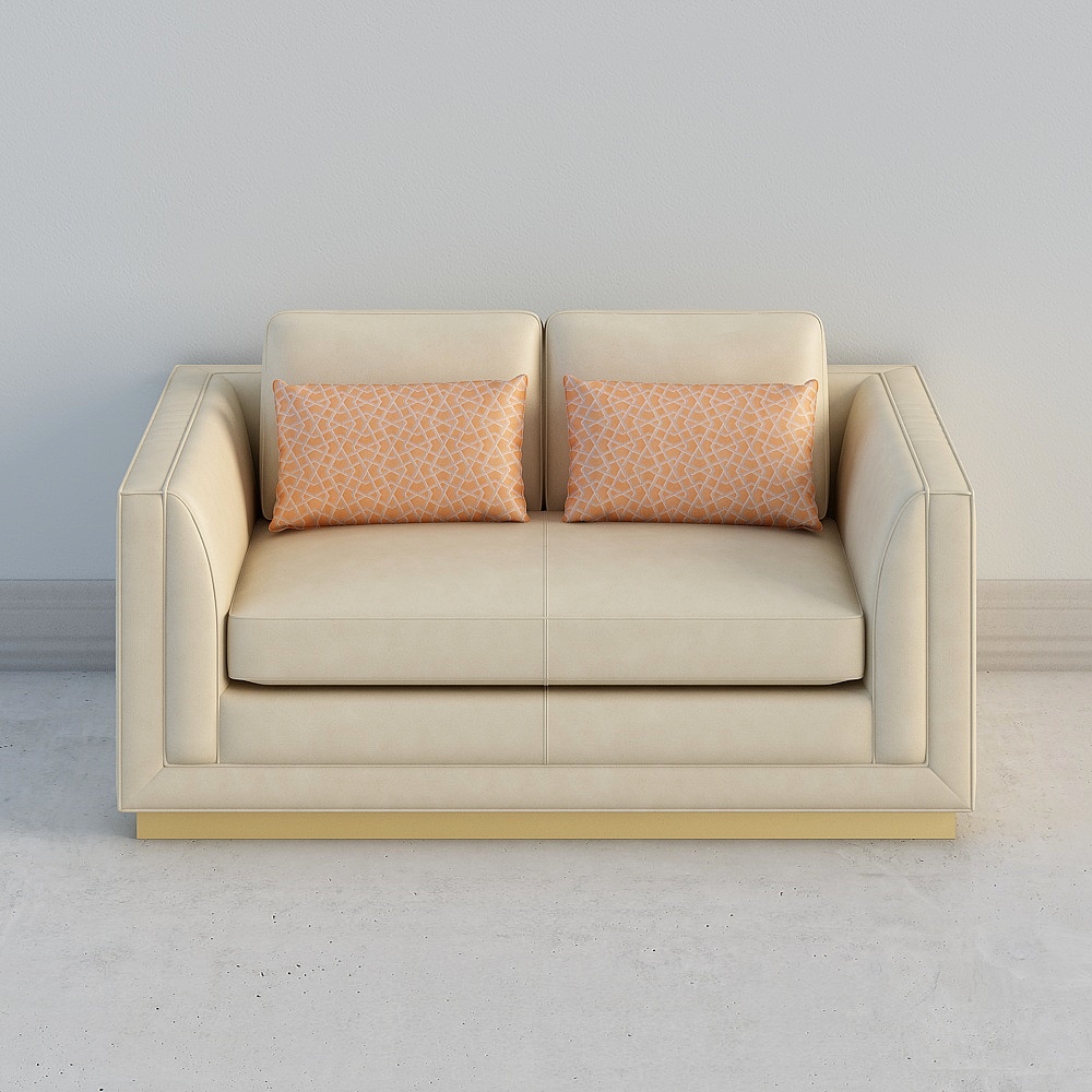 Divano Matrimoniale in Pelle Charles