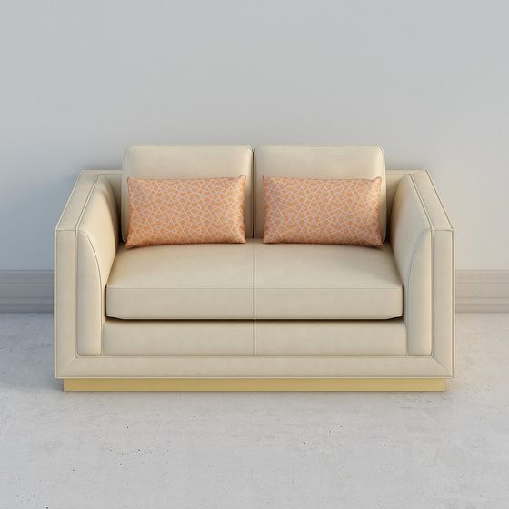 Divano Matrimoniale in Pelle Charles