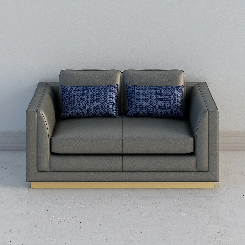 Divano Matrimoniale in Pelle Charles