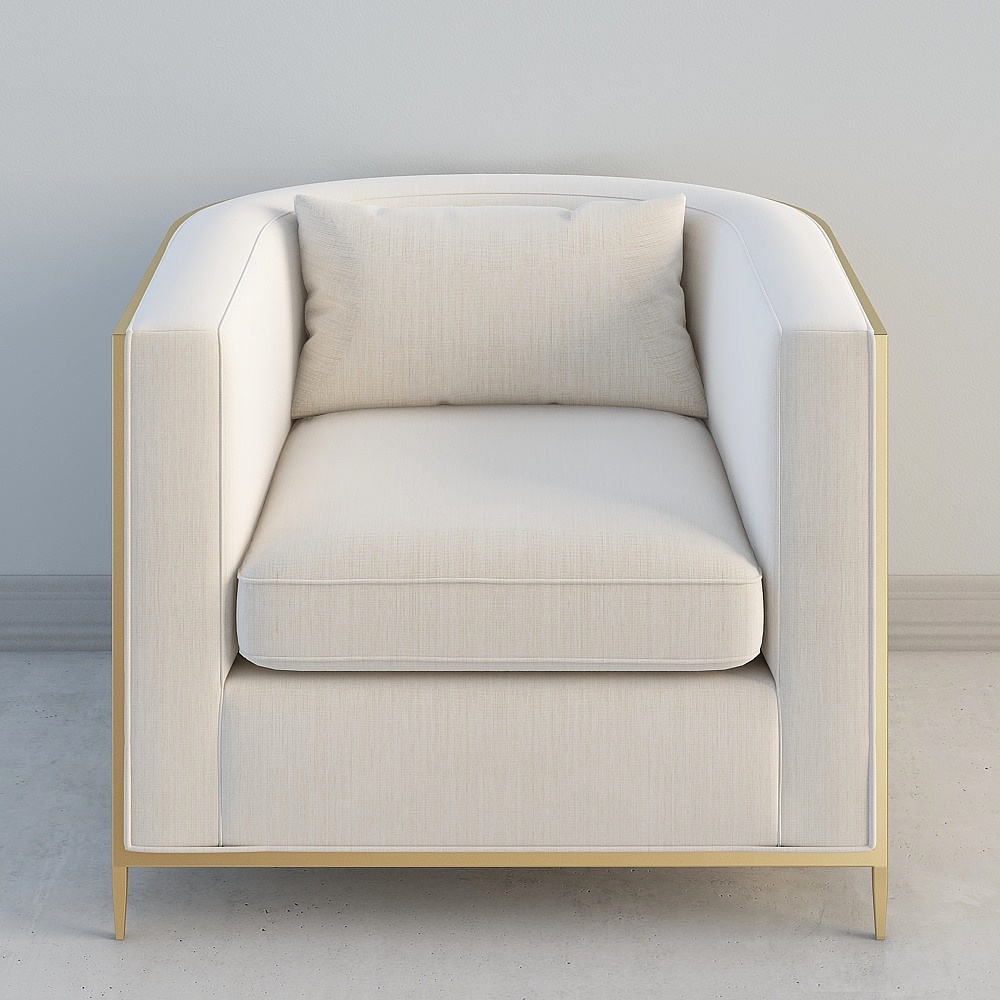 Urban Elegance Armchair 3D model