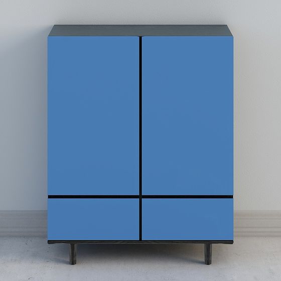 City Window Cabinet 3D model