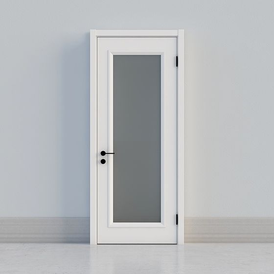 Stylish Minimalist Door 3D model for Creative Projects