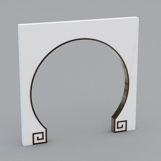 Circular Window Low-Poly 3D model for Creative Projects