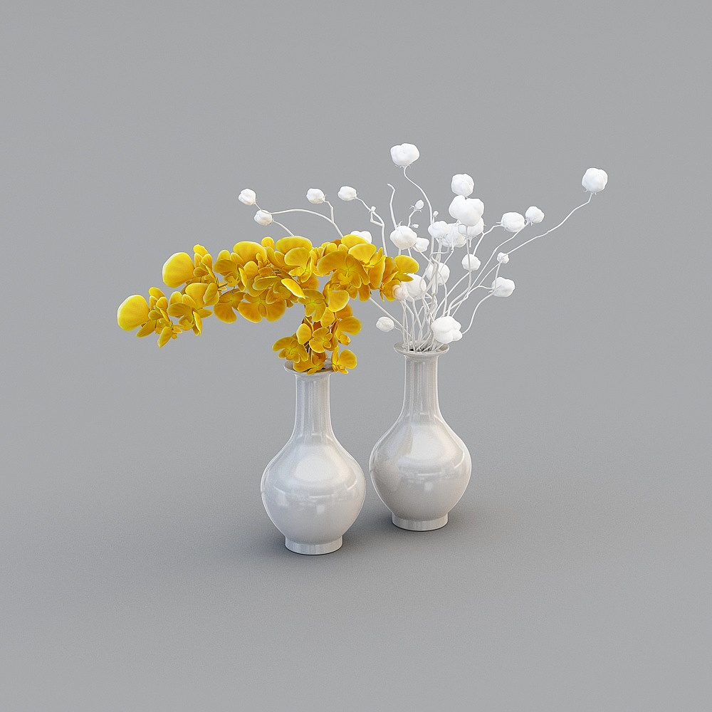 Jewelry 3 white vase