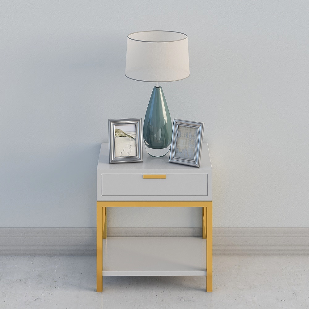 E003 - US-Stil - Nachttisch