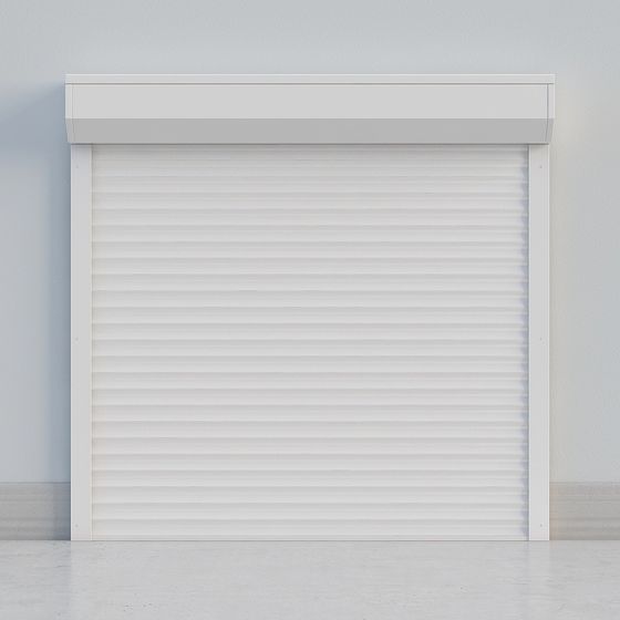 Modern Minimalist Roller Door 3D model