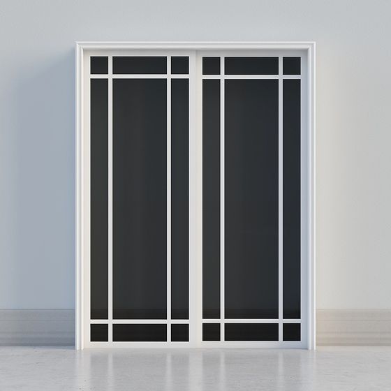 Minimalist Door Frame 3D model for Modern Interiors