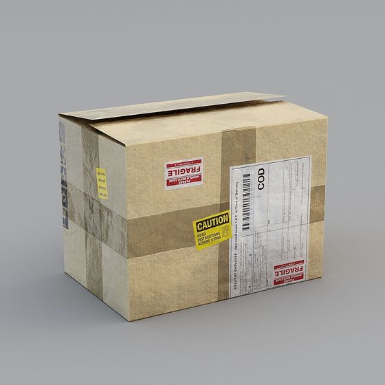 Detailed Package Master 3D Model