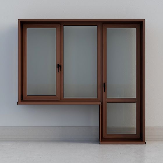Modern Window 3D model