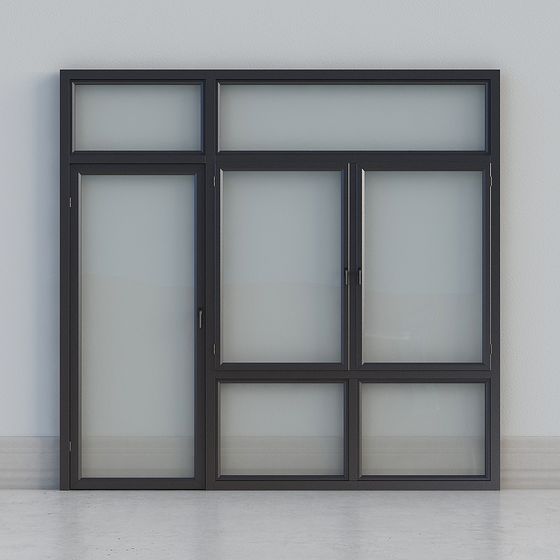 Frosted Glass Door 3D model