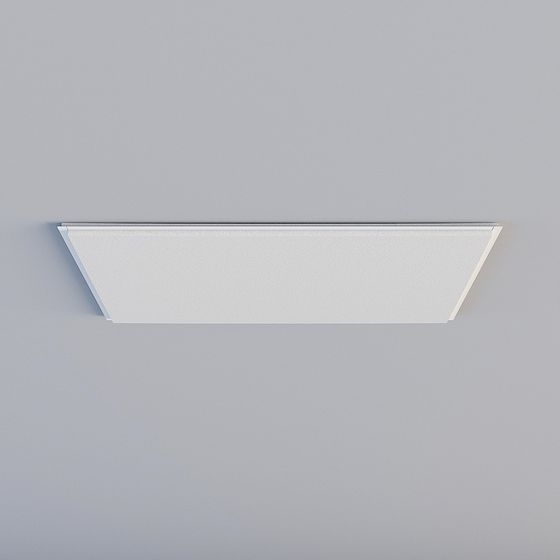Minimalist Ceiling Light 3D model for Creative Projects