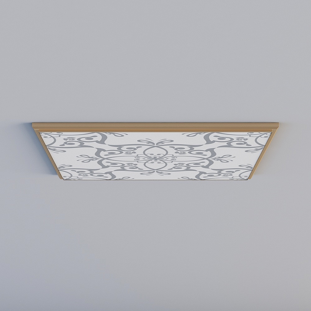 Piastra di metallo alluminio moderno-2