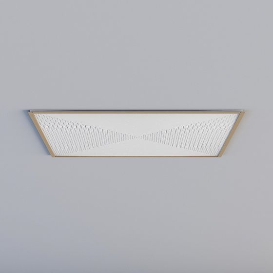 Low-Poly Modern Ceiling Light 3D model
