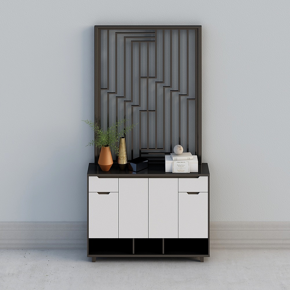 Post-modern shoe cabinet side cabinet-1