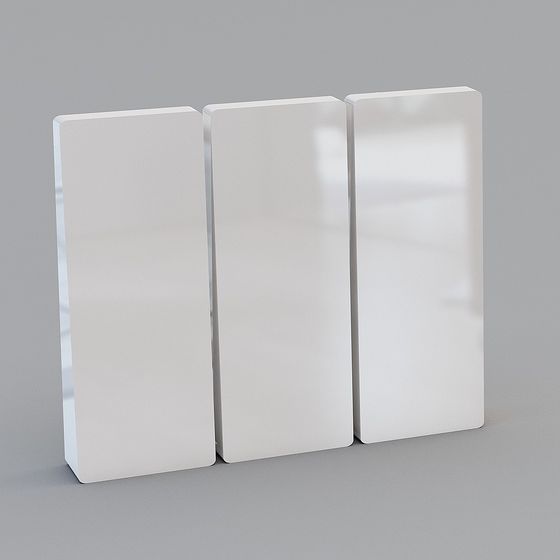 Minimalist Blocks 3D model for Modern Design