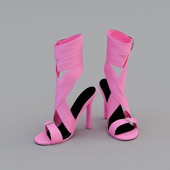 Stylish High Heels 3D model for Creative Projects