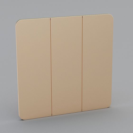 Divine Panel Low-Poly 3D Model