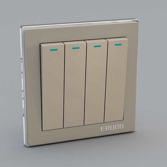 Minimalist Switch Panel 3D model
