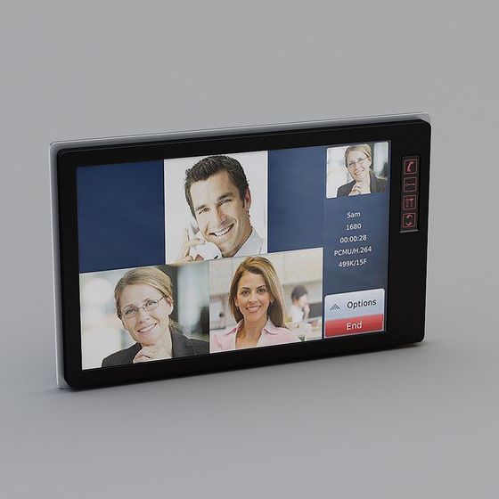 Video Conference Monitor 3D model