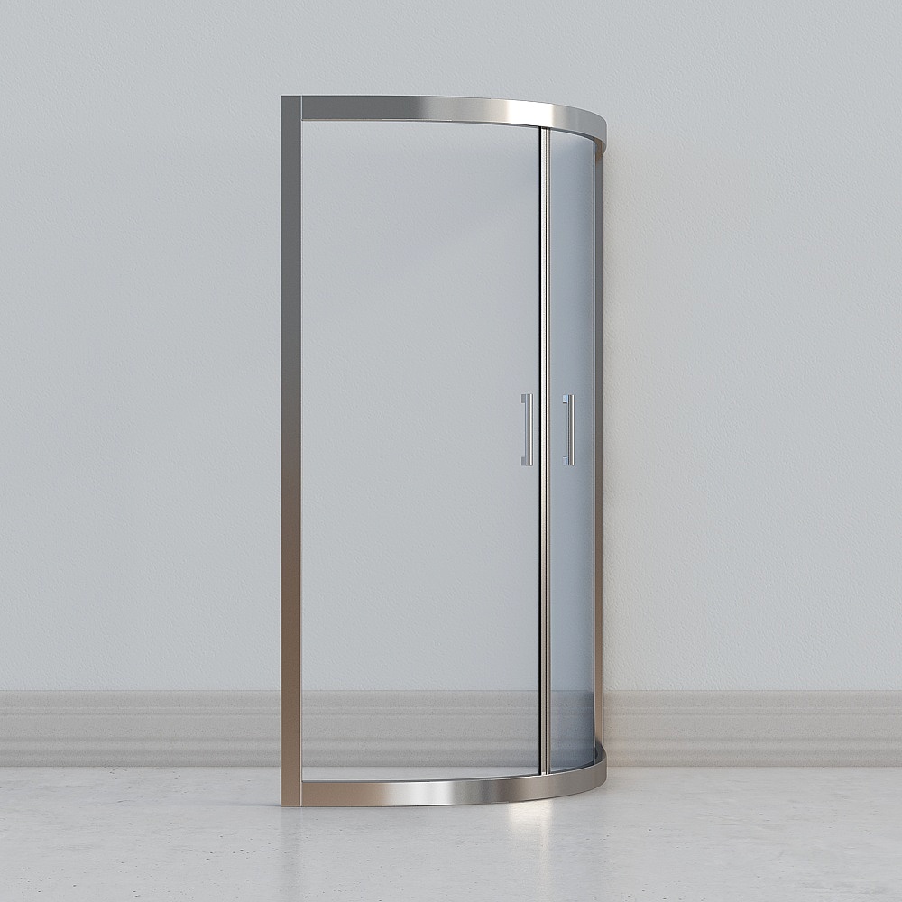 Porta in Vetro con Telaio