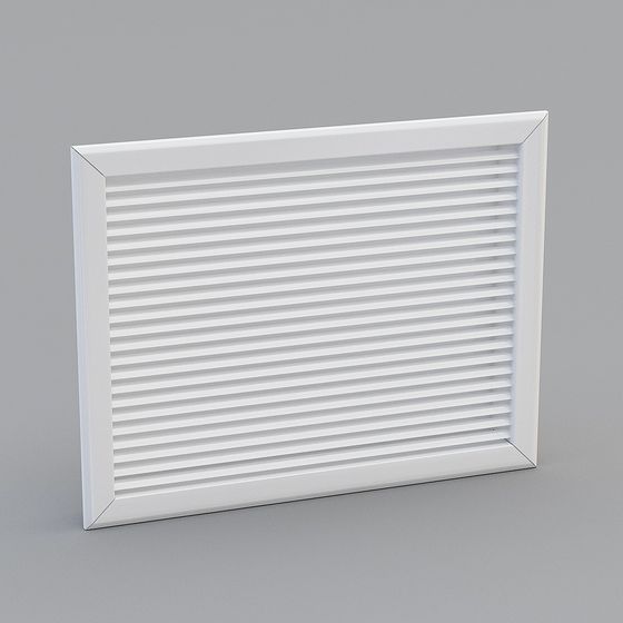 Minimalist Vent 3D model for Modern Design