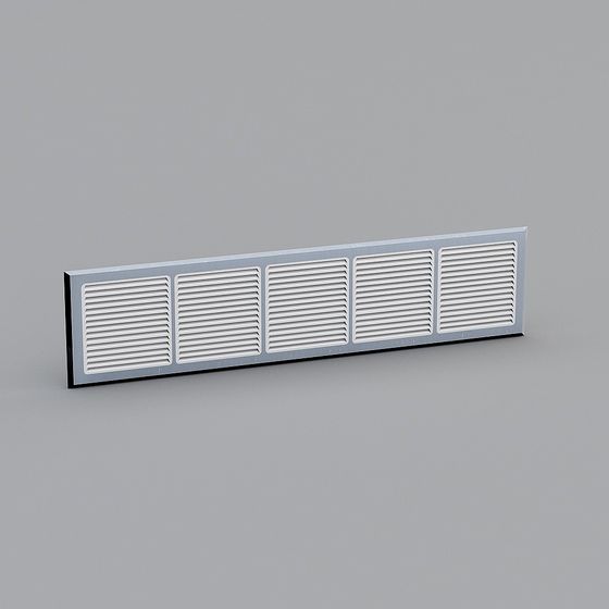 Stylish Ventilation Grille 3D model for Modern Design