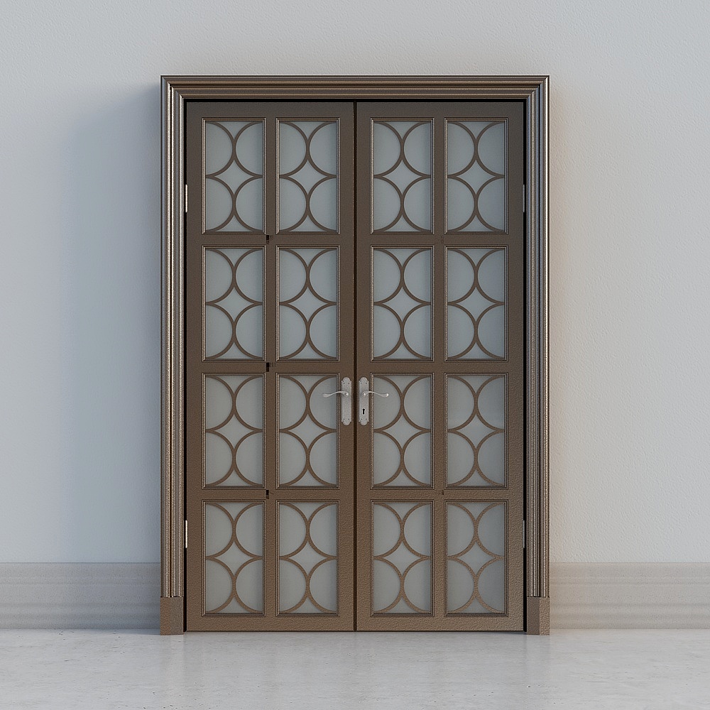 -Open the glass door.-6.