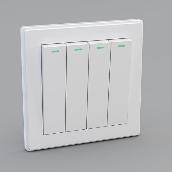Minimalist Switch Panel 3D model