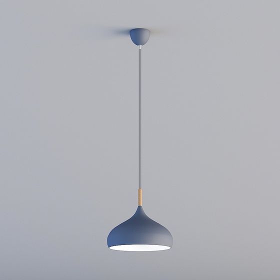 Elegant Pendant Light 3D model for Modern Interiors