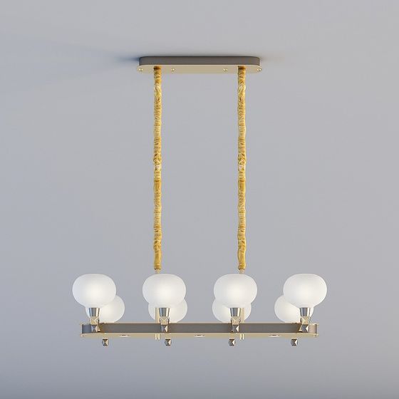 Elegant Modern Chandelier 3D model