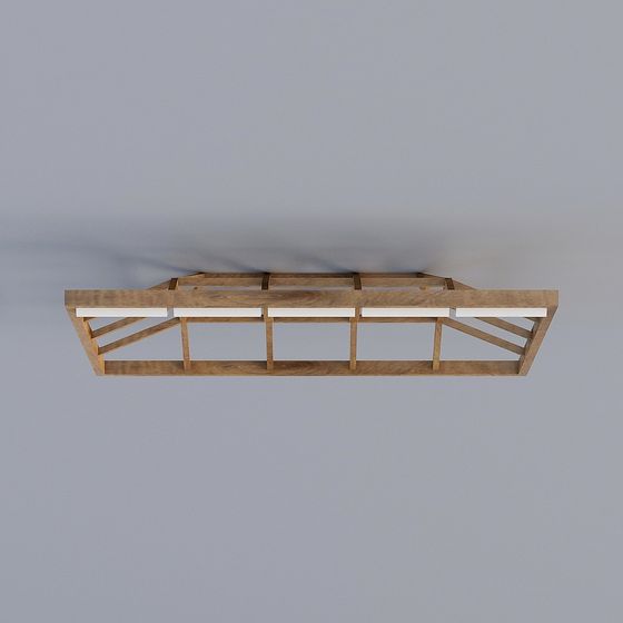 Unique Floating Bookshelf 3D model