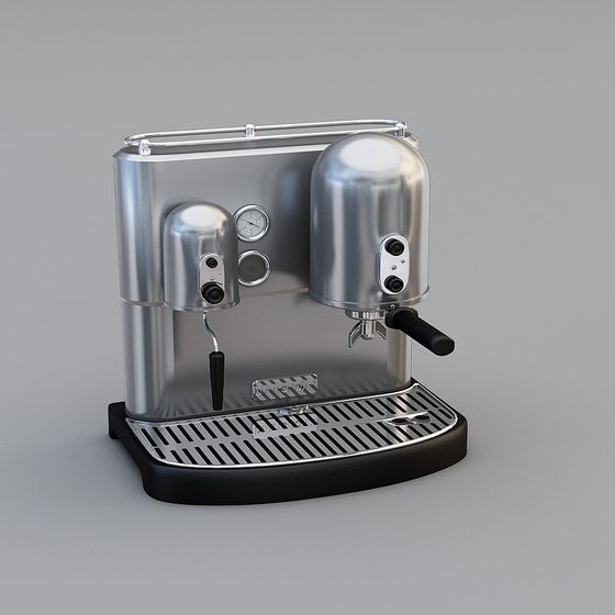 Stylish 3D Model Coffee Machine
