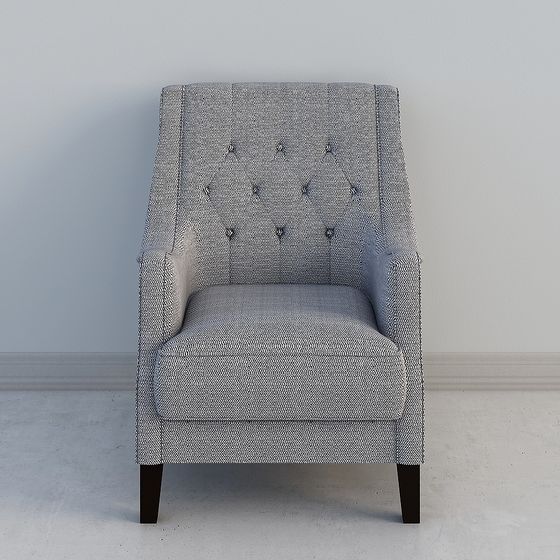 Comfortable Armchair 3D model for Modern Interiors