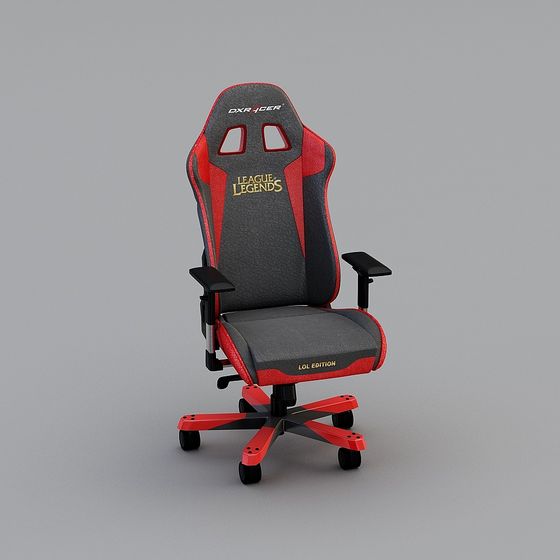 DXRacer League of Legends Edition Gaming Chair 3D model