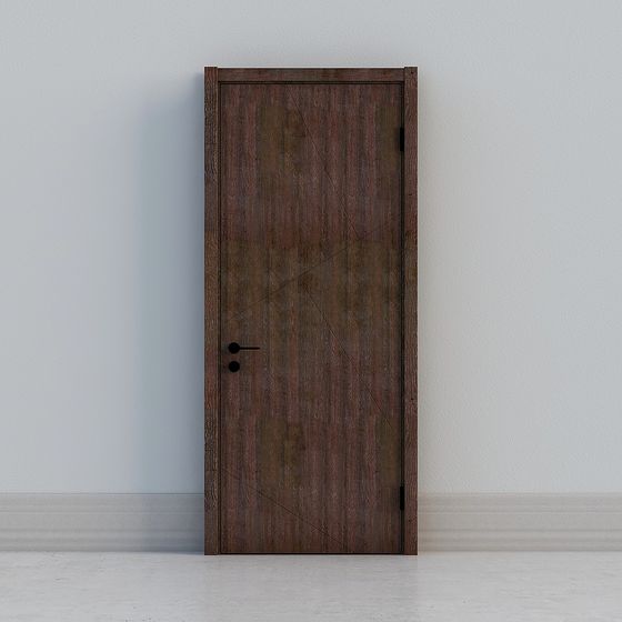 Vintage Wooden Door 3D model