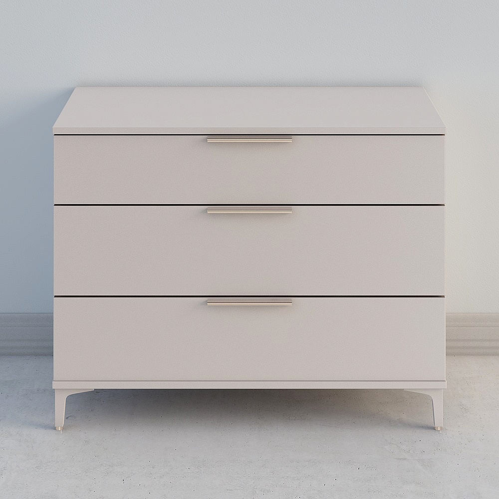 Hansen-B802_ bucket cabinet, gray, 3 fights