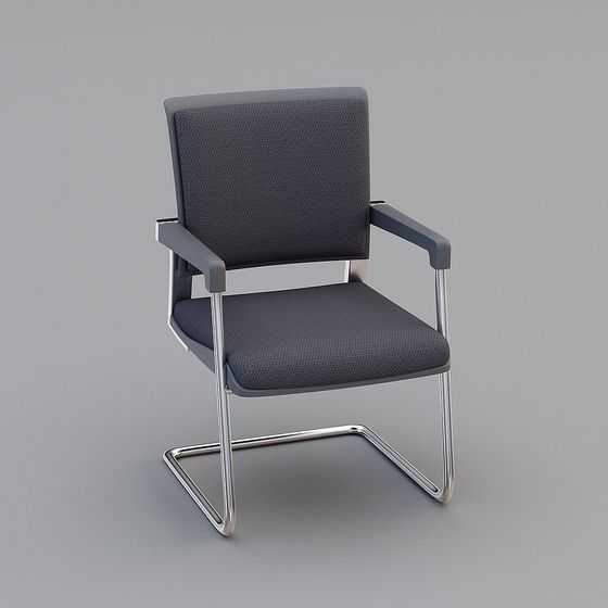 Urban Office Chair Low-Poly 3D model