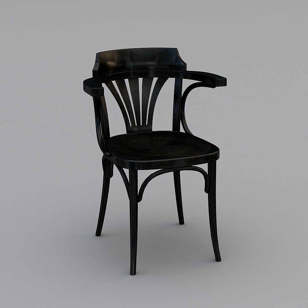 Sedia nera americana TON Accent Chair