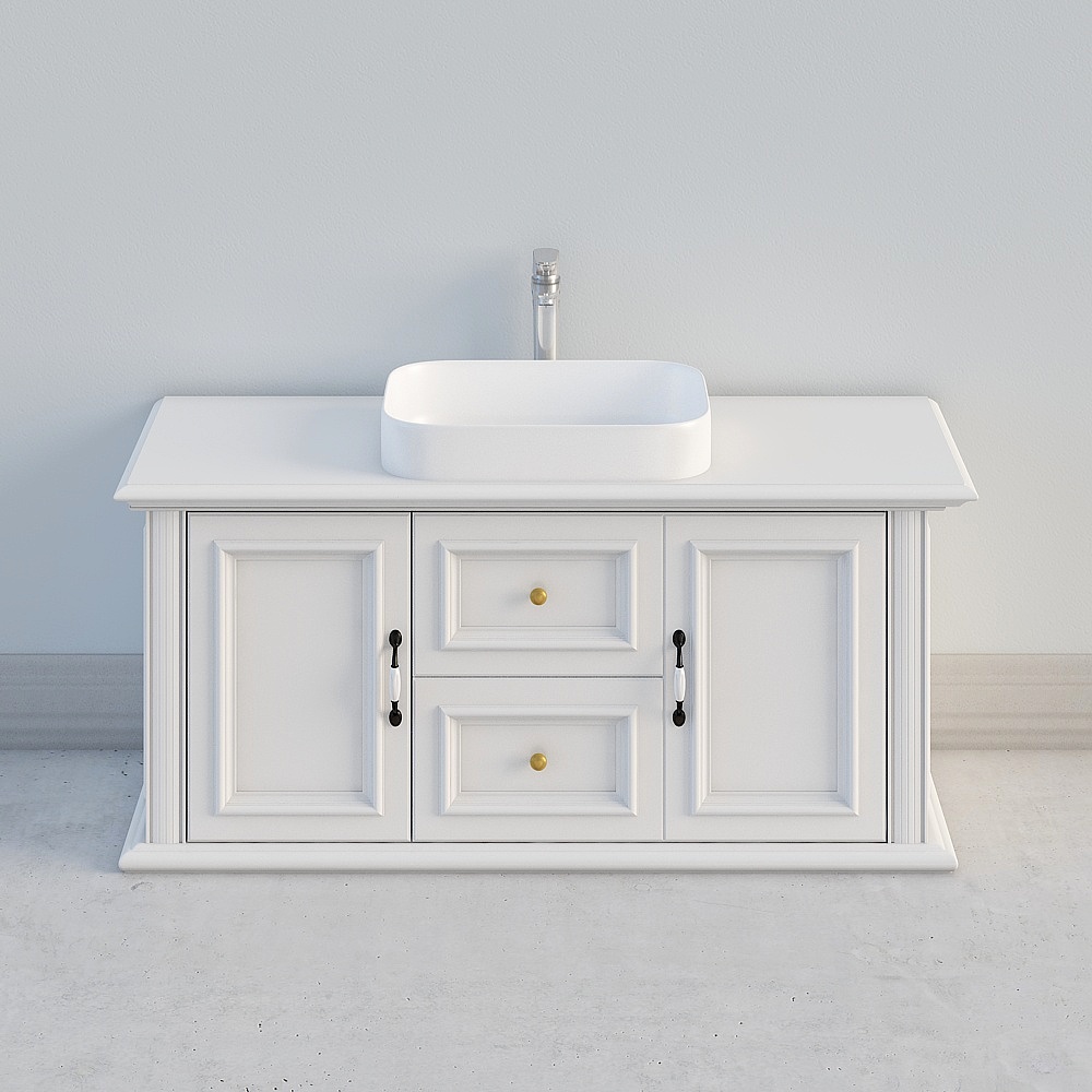 All-aluminum bathroom cabinet -B-floor cabinet