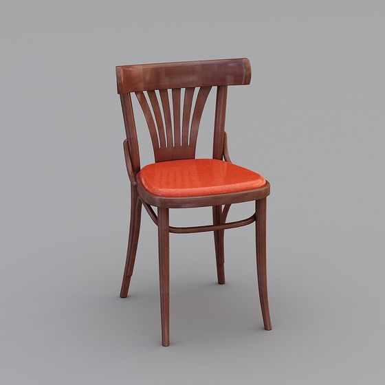 Sedia arancione americana TON Accent Chair