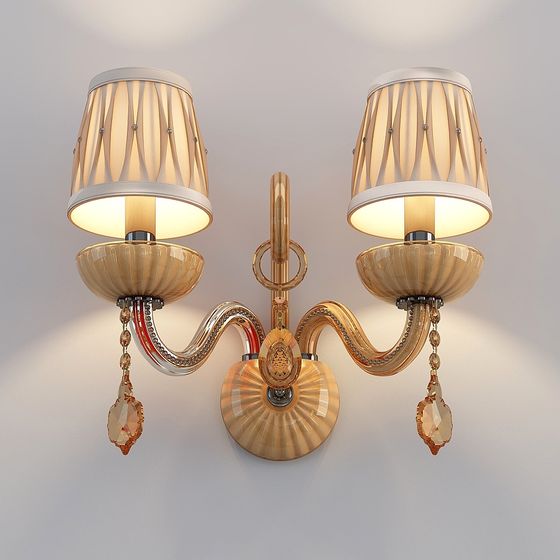 Stylish Wall Lamp 3D model - Fusion of Classic and Modern