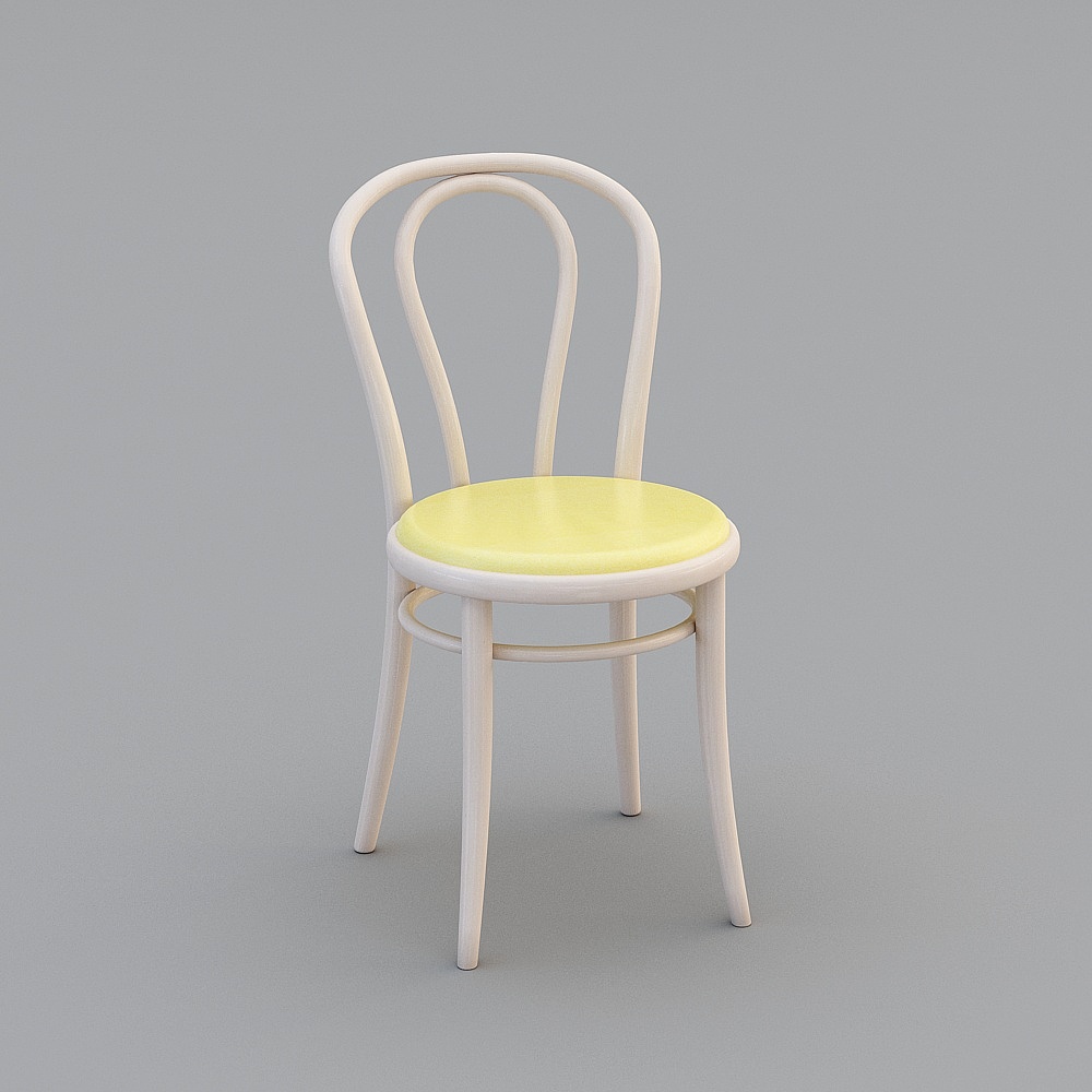 Sedia Accento Gialla Americana TON