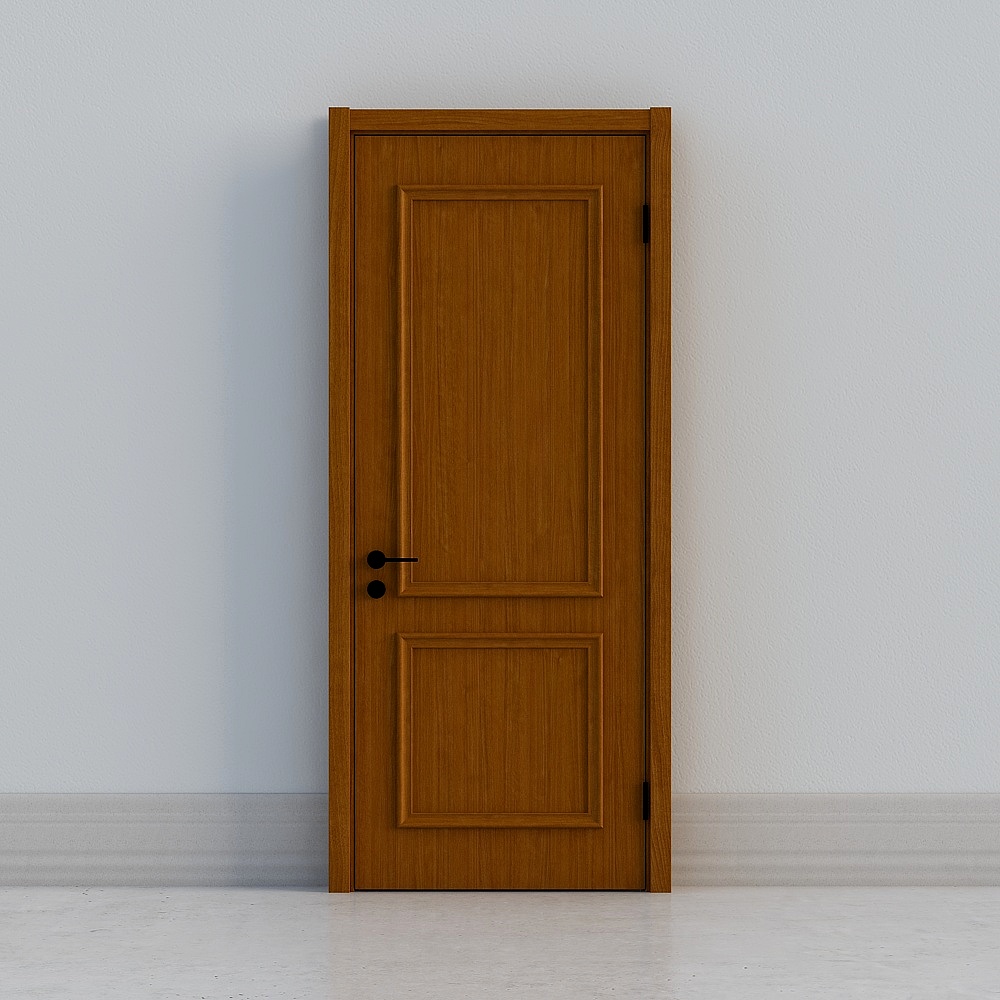 Wooden Door 3D Model - Classic Meets Modern