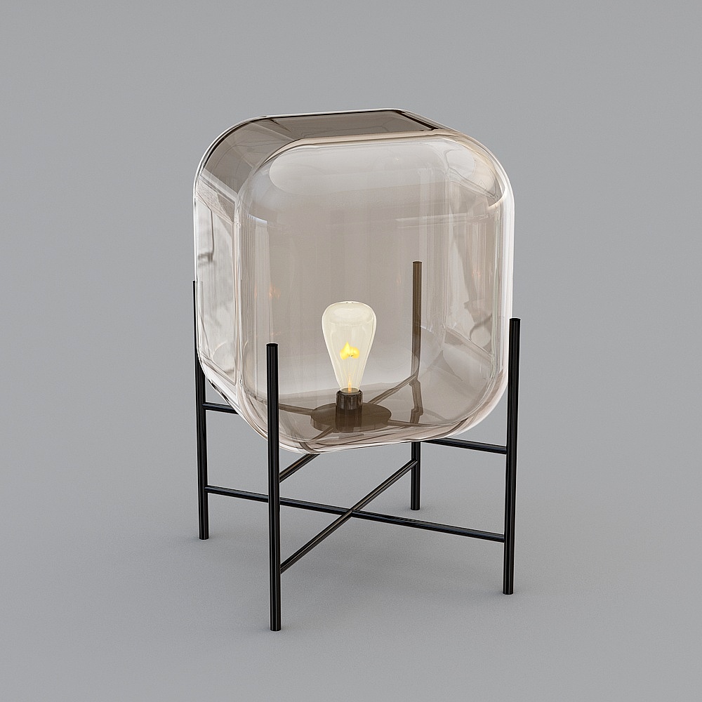 3D lights XJDS - Postmodern Light Guest Dining Room Bedroom Glas